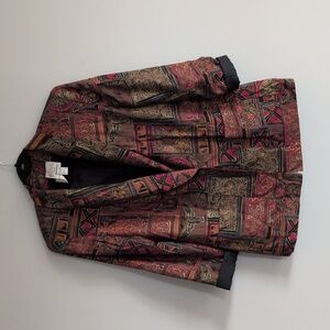 Joseph Ribkoff vintage Eclectic Blazer With shoulder pads Size 8